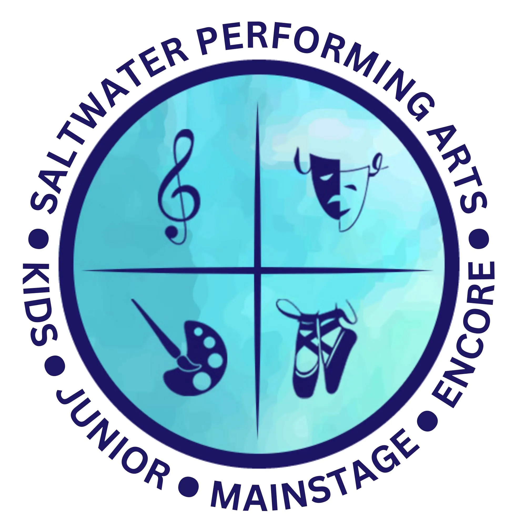 Saltwater Performing Arts logo