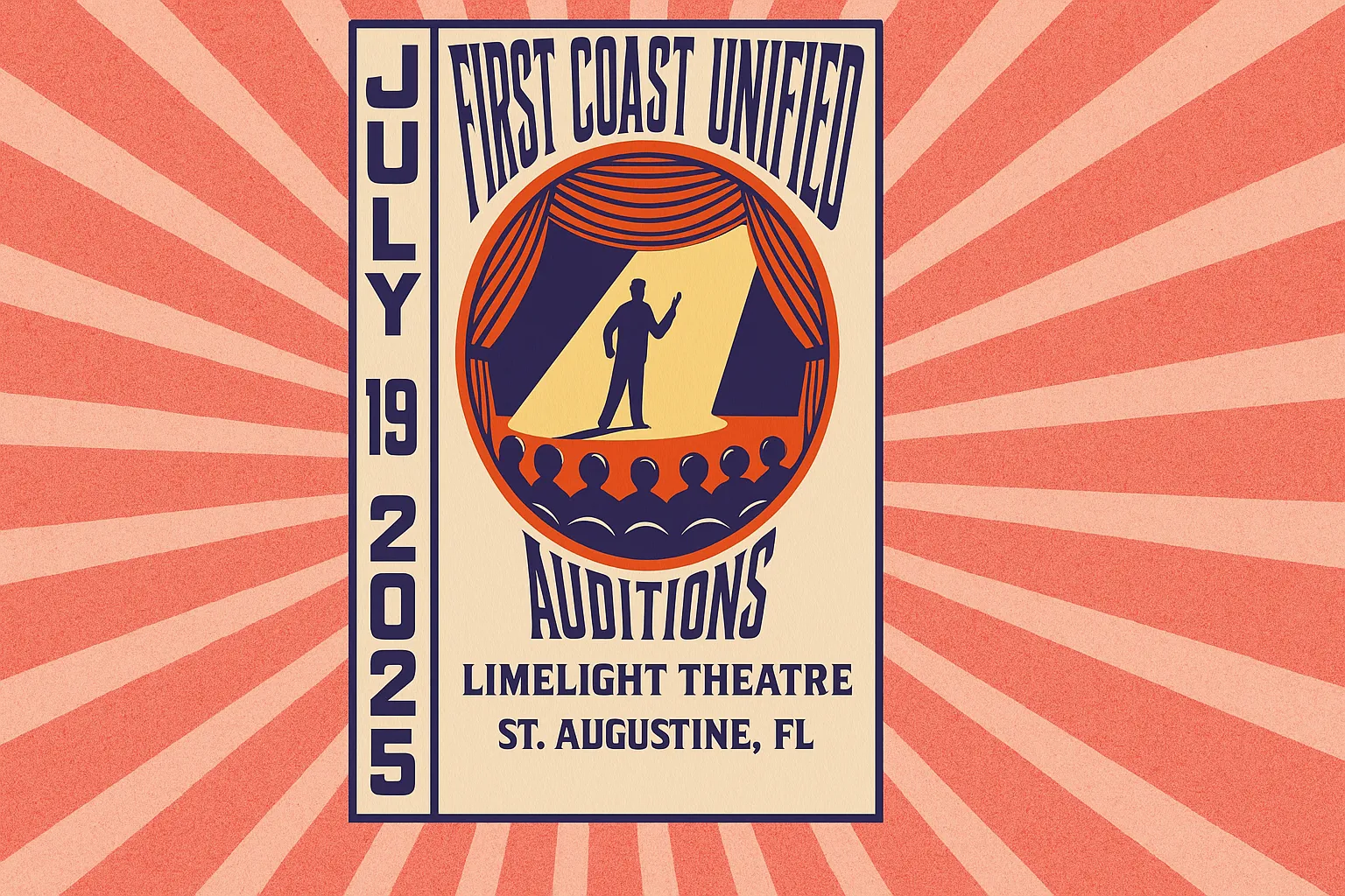 image from First Coast Unified Auditions Bring Actors and Theatre Production Companies Together July 19